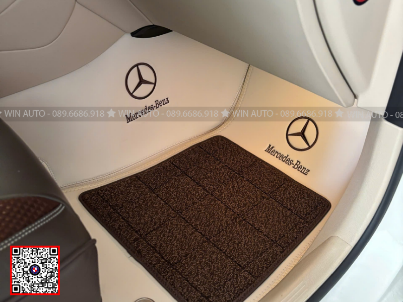 Thảm lót sàn da 360 xe Mercedes