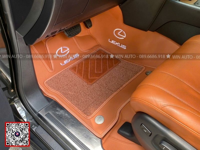 Thảm lót sàn da Fiber Win Auto xe Lexus