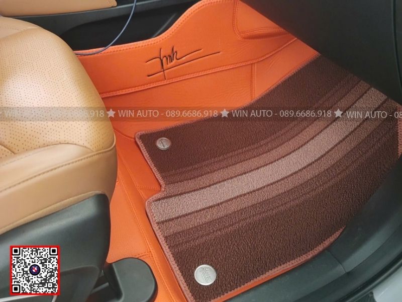 Thảm lót sàn Win Auto có custom chữ ký