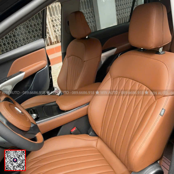 Bọc ghế xe Limo Green màu nâu