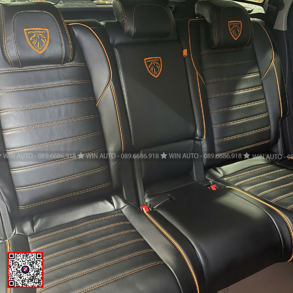 Bọc ghế xe Peugeot 5008 khu vực ghế sau